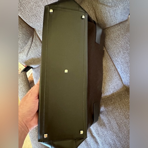 Salvatore Ferragamo Black Canvas and Leather Top Handle - Picture 5 of 12